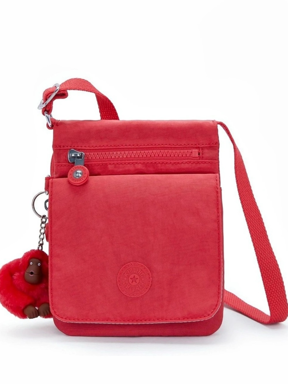 EUC Kipling New Eldorado Crossbody Bag-Berry Burst